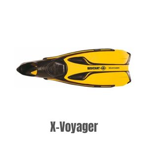 x-Voyager Diving and Snorkeling Fins Yellow